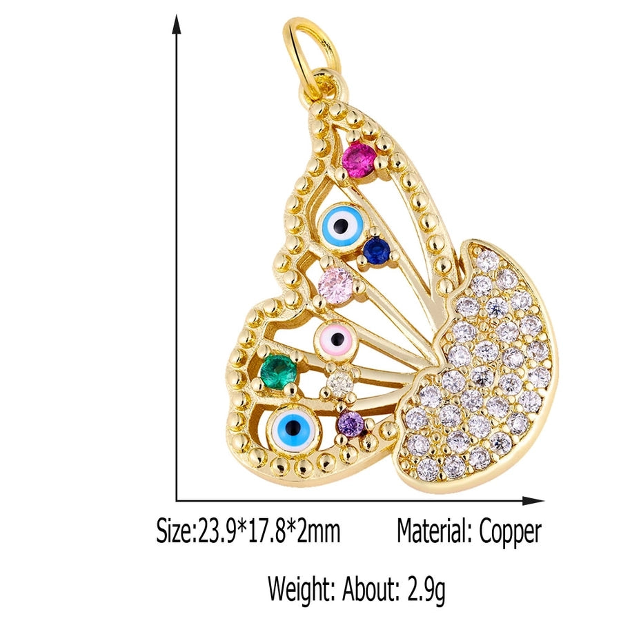 1 Piece 8.5*11.5mm Copper Geometric Pendant Jewelry Accessories