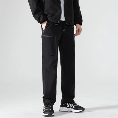 Men's Solid Color Casual Loose Men's Bottoms