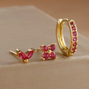 Y26068 Golden-Rose Red Set