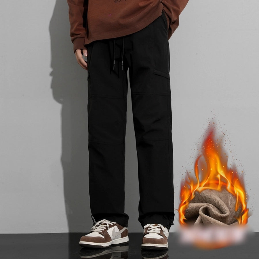 Men's Solid Color Casual Loose Men's Bottoms