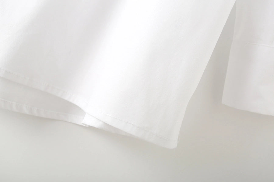 Women's Blouse Long Sleeve Blouses Elegant Solid Color