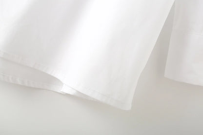 Women's Blouse Long Sleeve Blouses Elegant Solid Color