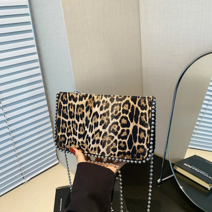 Women's Medium Pu Leather Solid Color Streetwear Square Zipper Crossbody Bag