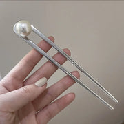 Single Bead Hair Plug-Silver