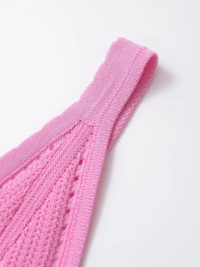 Women's Camisole Knitwear Sleeveless Tank Tops Streetwear Solid Color