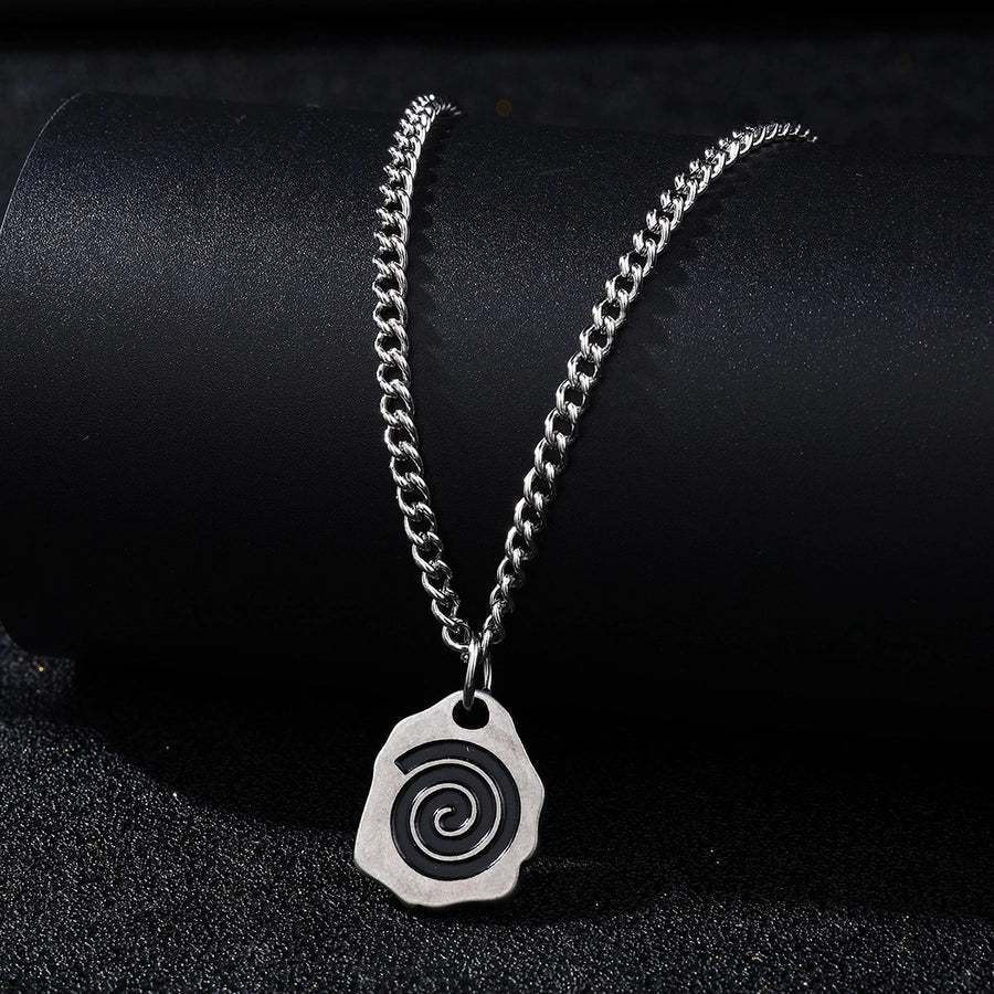 Simple Style Irregular 304 Stainless Steel Men's Pendant Necklace