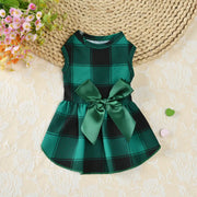 Tartan Skirt Green