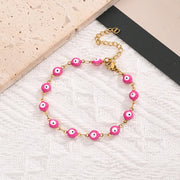 round Eye Beads Pink
