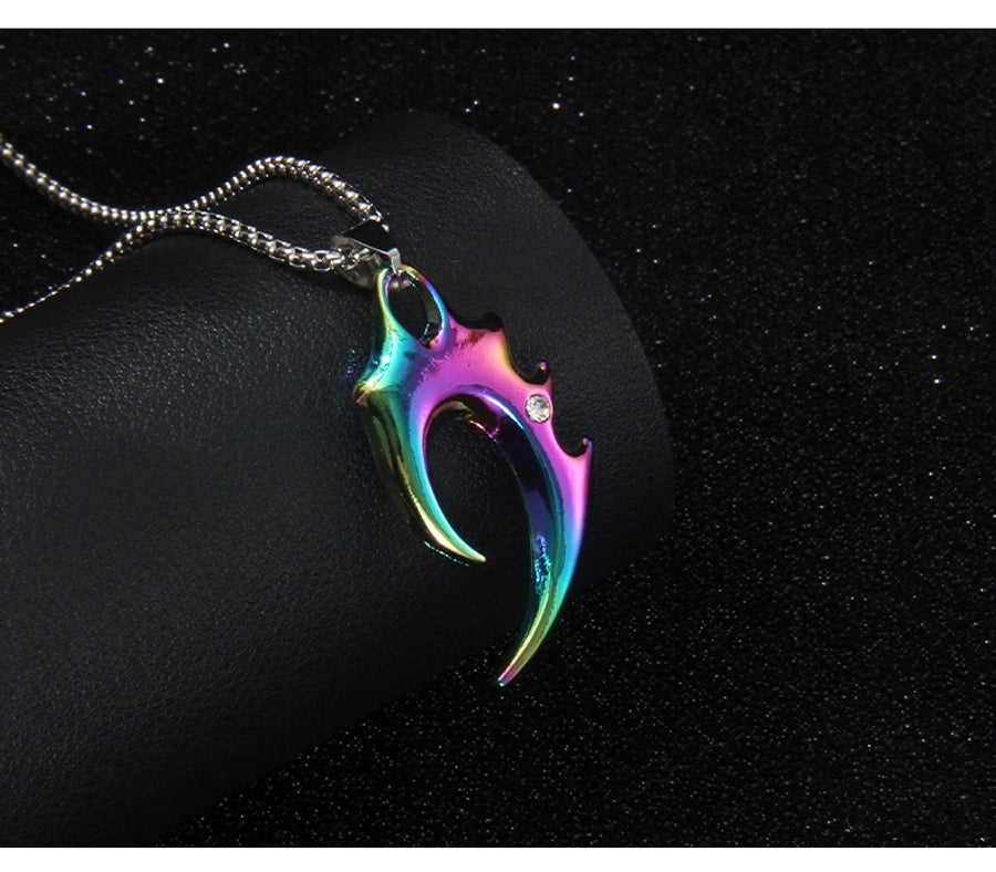 Hip-Hop Rock Geometric 201 Stainless Steel Alloy Plating Unisex Pendant Necklace