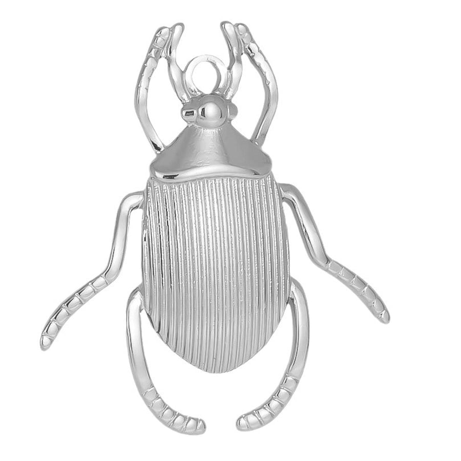 1 Piece 27*31mm 304 Stainless Steel 18K Gold Plated Insect Pendant Jewelry Accessories