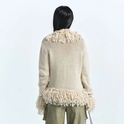 Women's Sweater Long Sleeve Sweaters & Cardigans Streetwear Solid Color