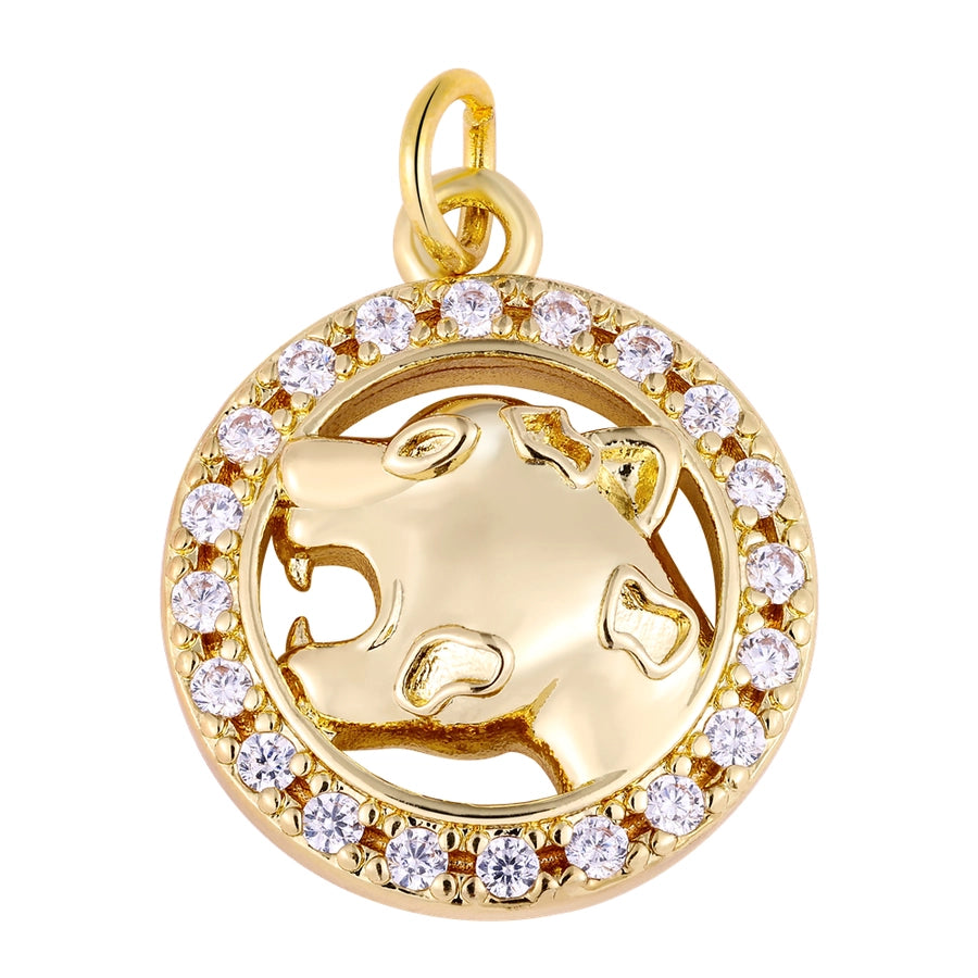 1 Piece 8.5*11.5mm Copper Geometric Pendant Jewelry Accessories