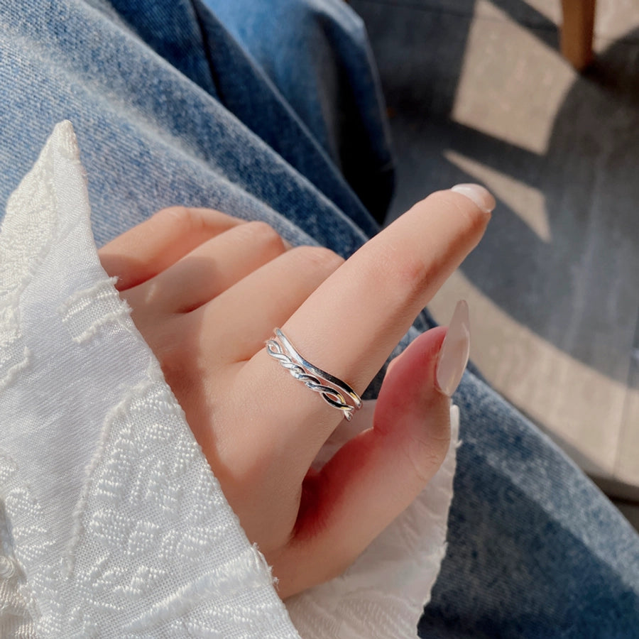 925 Sterling Silver Geometric Rings