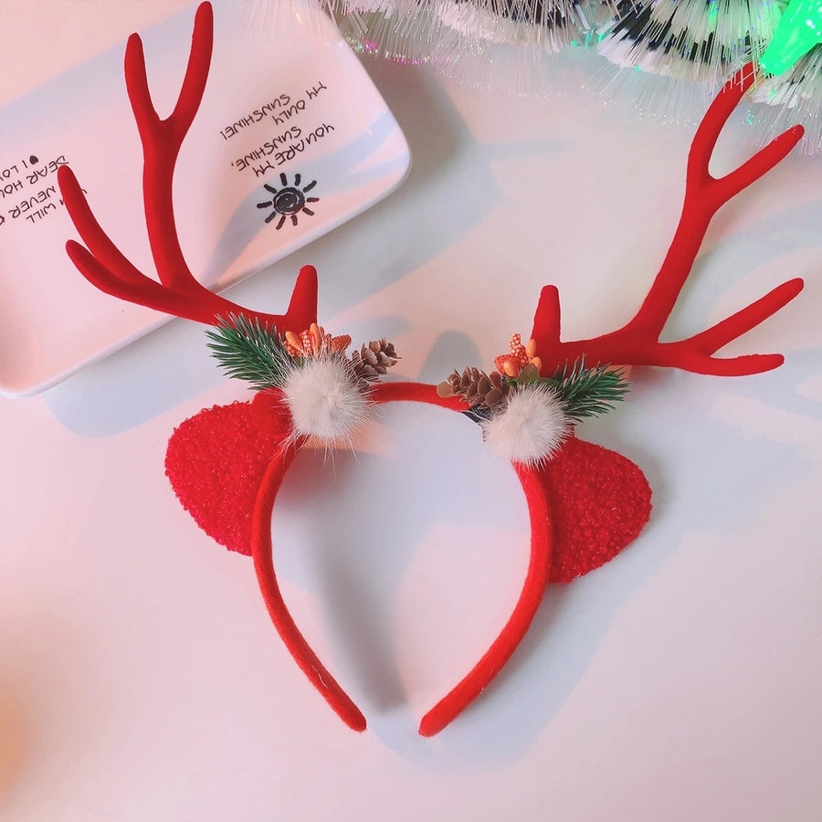 Women's Cute Antlers Synthetic Resin Hair Band