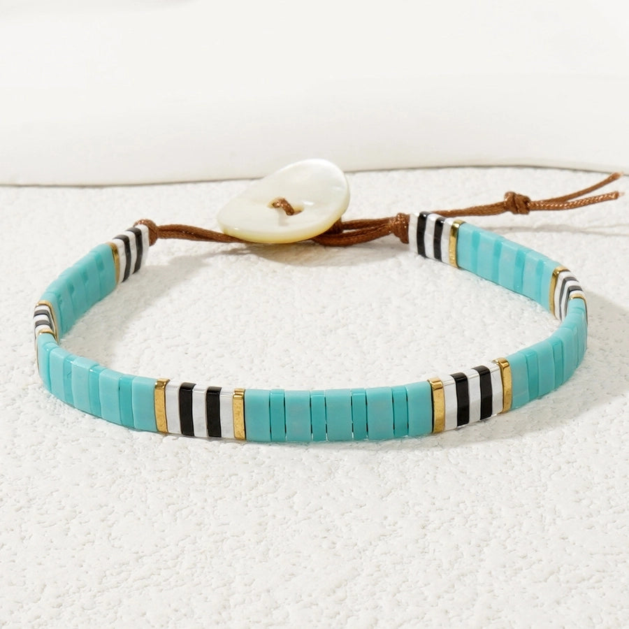 Retro Bohemian Round rope Shell Beaded Chain Beaded Bracelets