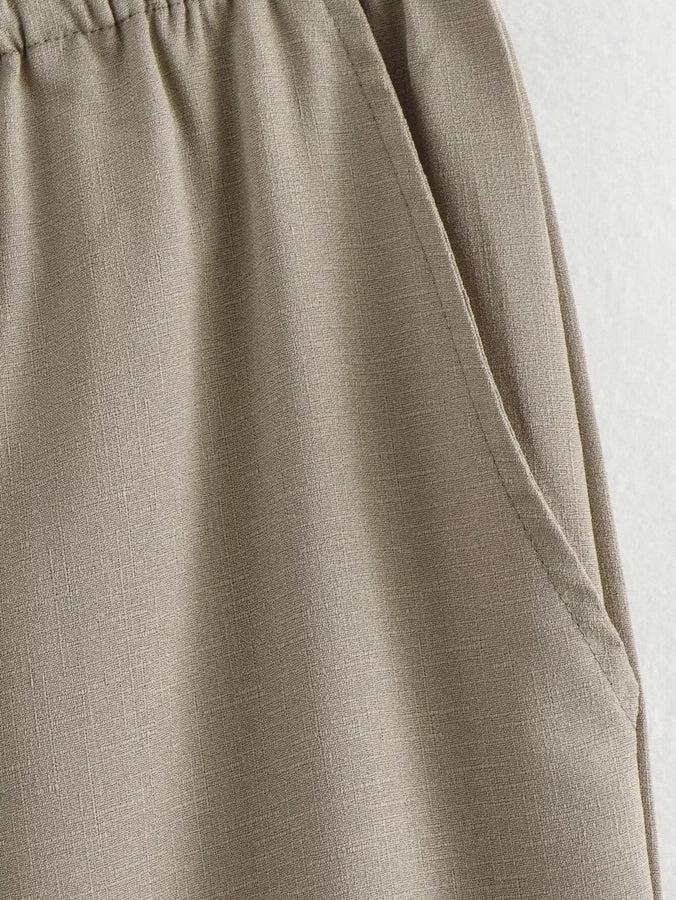 Daily Women's Vacation Simple Style Solid Color Polyester Pants Sets Pants Sets