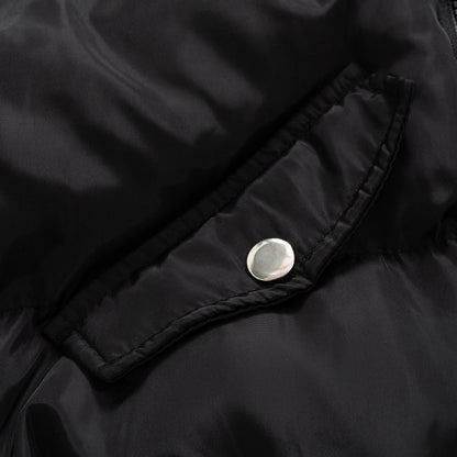Women's Streetwear Solid Color Zipper Coat cotton clothes