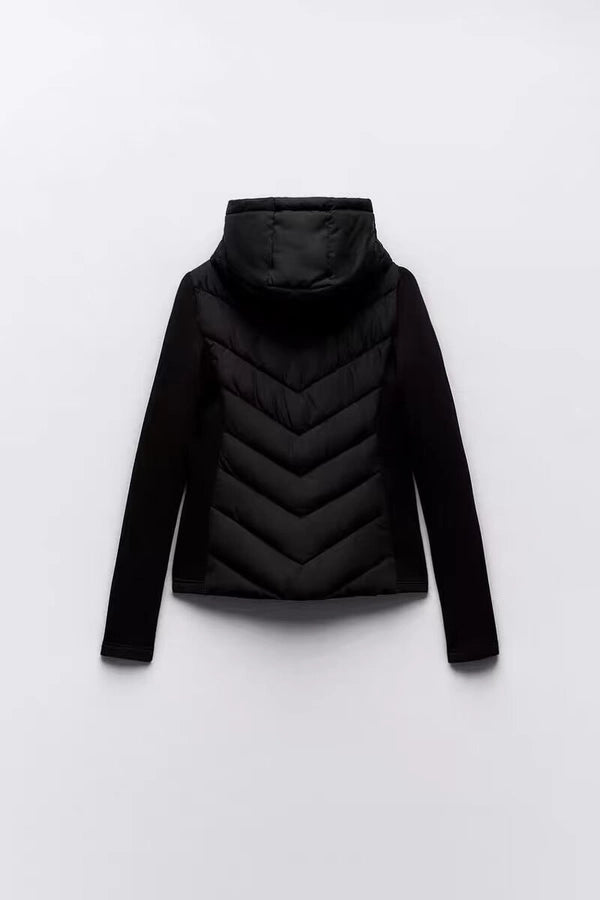 Women's Vacation Simple Style Solid Color Zipper Coat cotton clothes