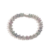 Platinum Color Diamond Bracelet