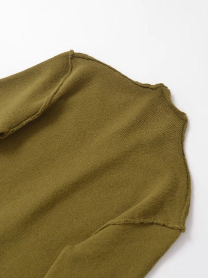 Women's Sweater Long Sleeve Sweaters & Cardigans Vacation Simple Style Solid Color