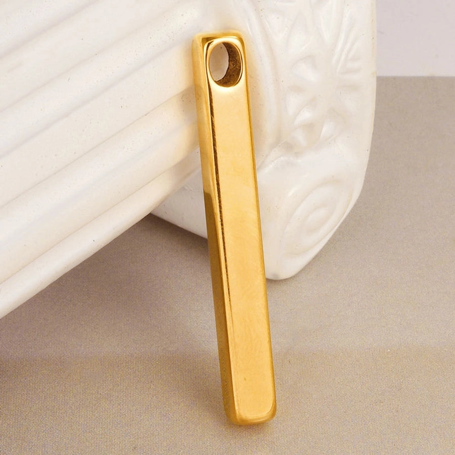 1 Piece 304 Stainless Steel 18K Gold Plated Geometric Pendant