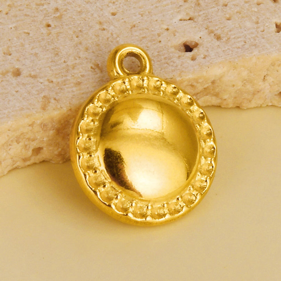 1 Piece 13*16mm 304 Stainless Steel 18K Gold Plated Geometric Pendant Jewelry Accessories