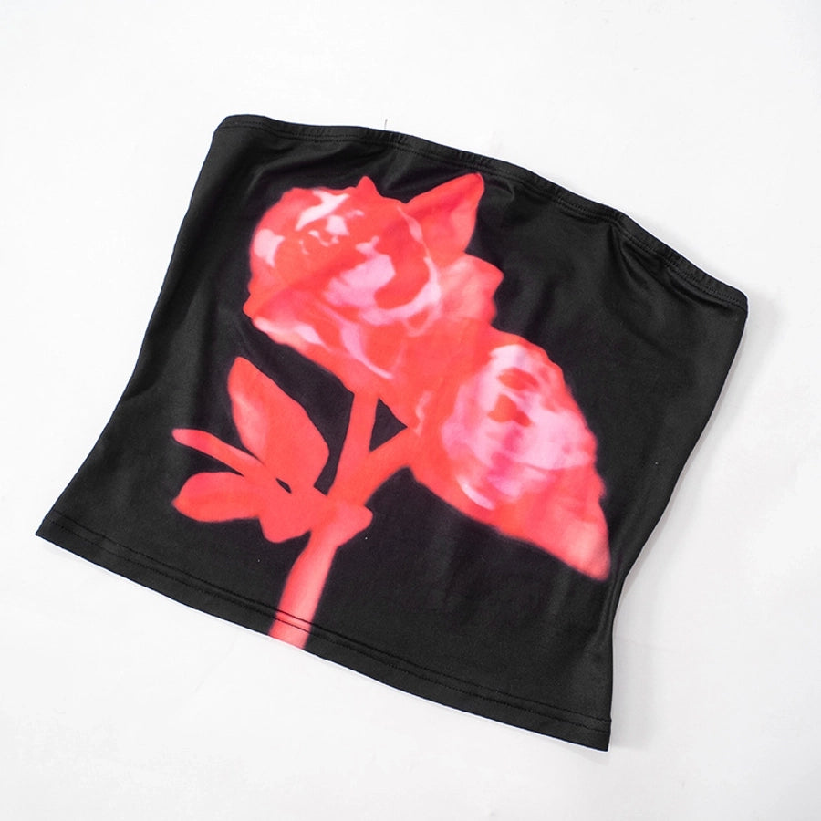 Women's T-shirt Sleeveless Tank Tops Streetwear Flower