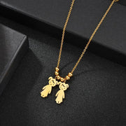 Two Girls Necklace