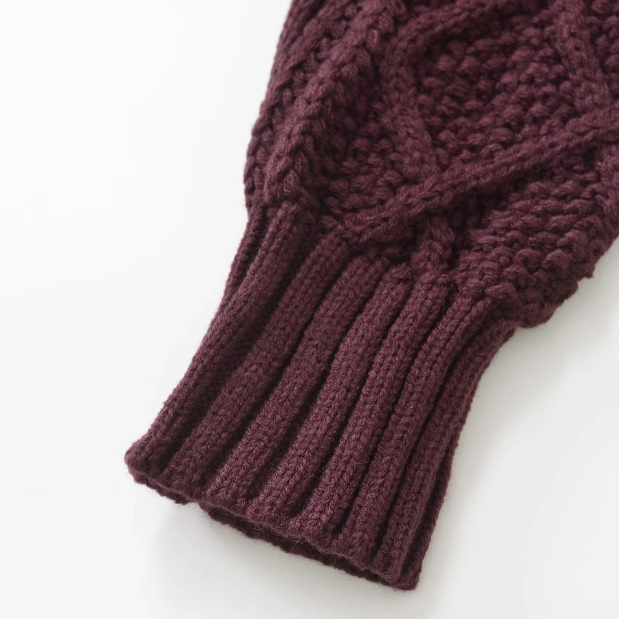 Women's Sweater Long Sleeve Sweaters & Cardigans Simple Style Solid Color