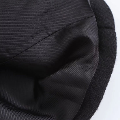 Women's Casual Elegant Solid Color Double Breasted Woolen Coat