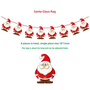 Santa Claus pull flag