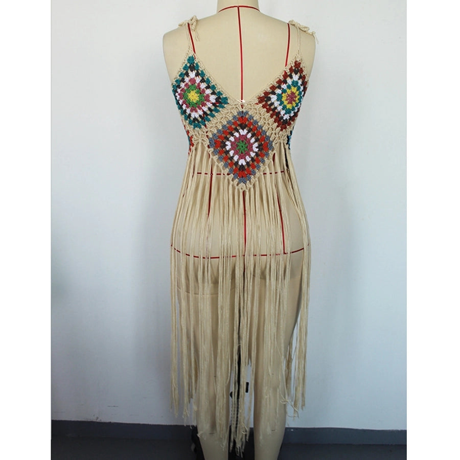women's bohemian geometric cover ups
