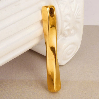 1 Piece 304 Stainless Steel 18K Gold Plated Geometric Pendant