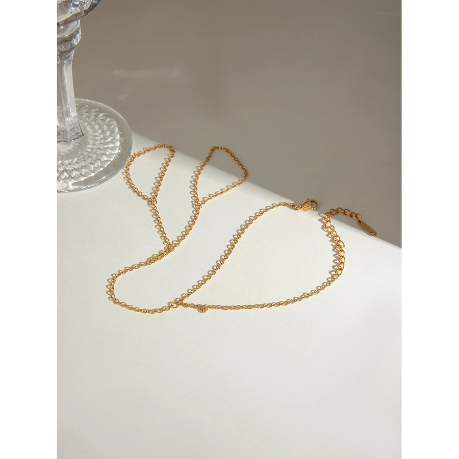 Simple Style Classic Style Geometric 304 Stainless Steel cable chain Bracelets In Bulk Stainless Steel Bracelets