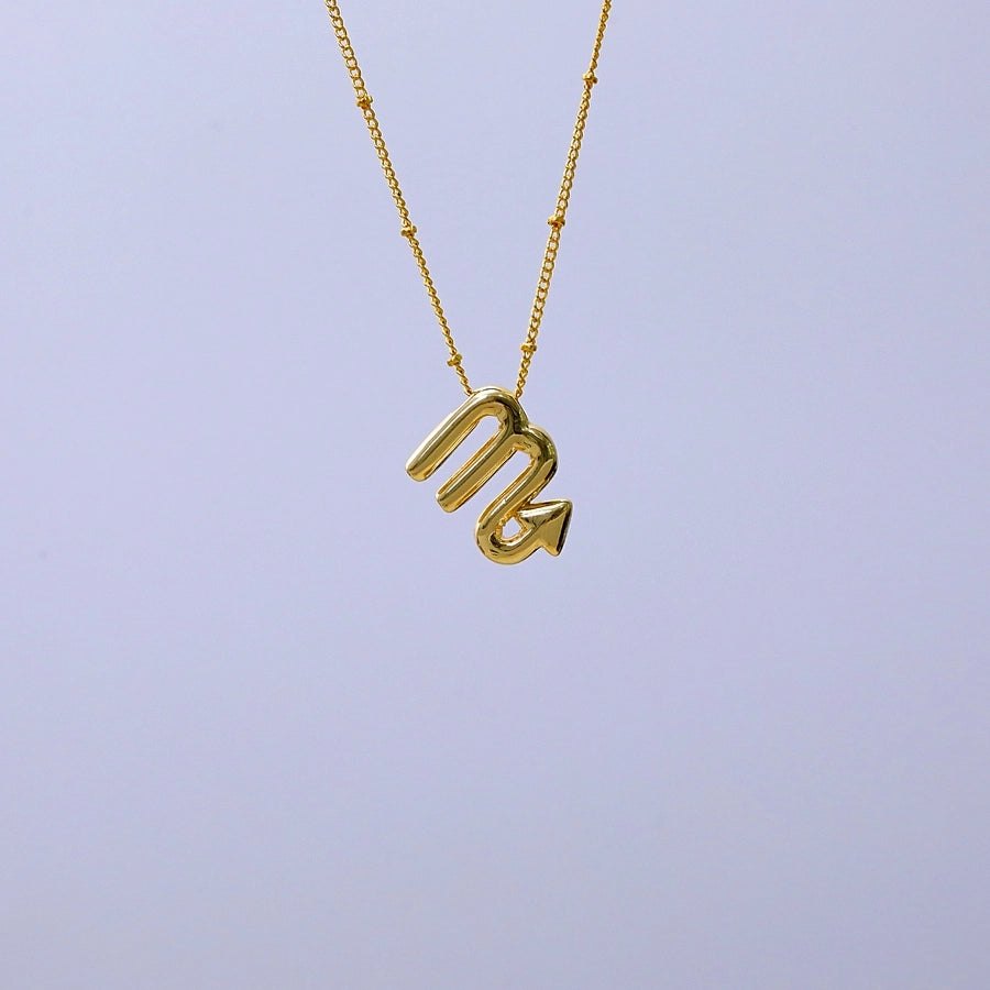 Jewelry IG Style Classic Style Commute Constellation 304 Stainless Steel 18K Gold Plated Pendant Necklace