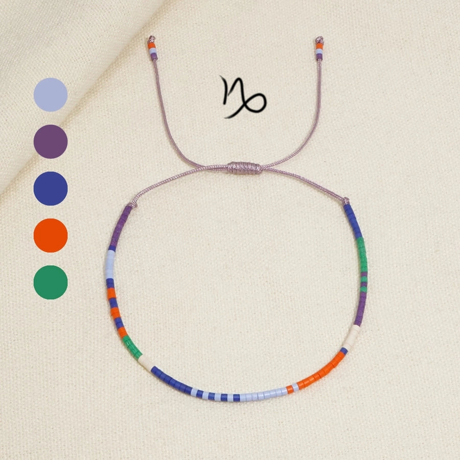 Casual Constellation Seed Bead rope Woven Chain Beaded Bracelets