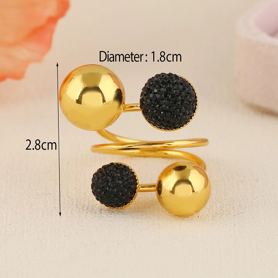 Elegant Geometric Alloy Women's Rings