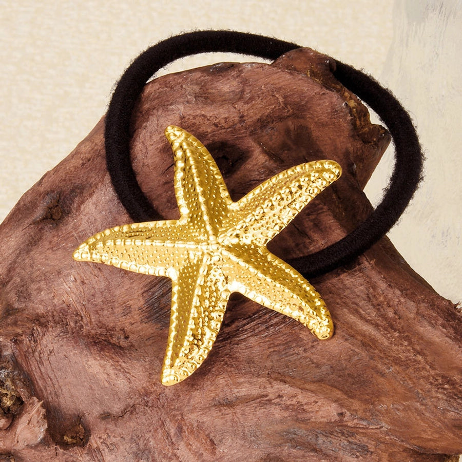 Women's Simple Style Starfish 304 Stainless Steel Plating Hair Tie