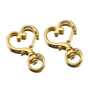 Gold-Peach Heart