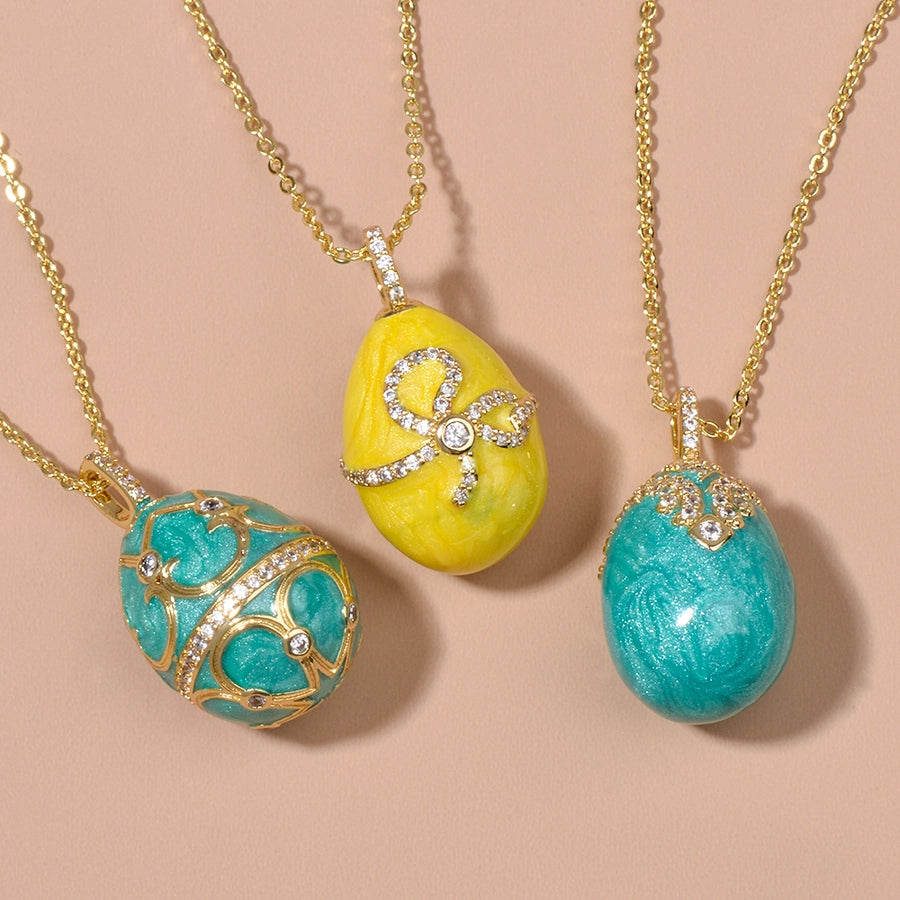 Jewelry IG Style Rejuvenating device Copper Rhinestones Inlay Pendant Necklace