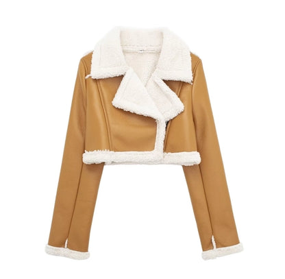 Women's Streetwear Solid Color Zipper Coat Casual Jacket