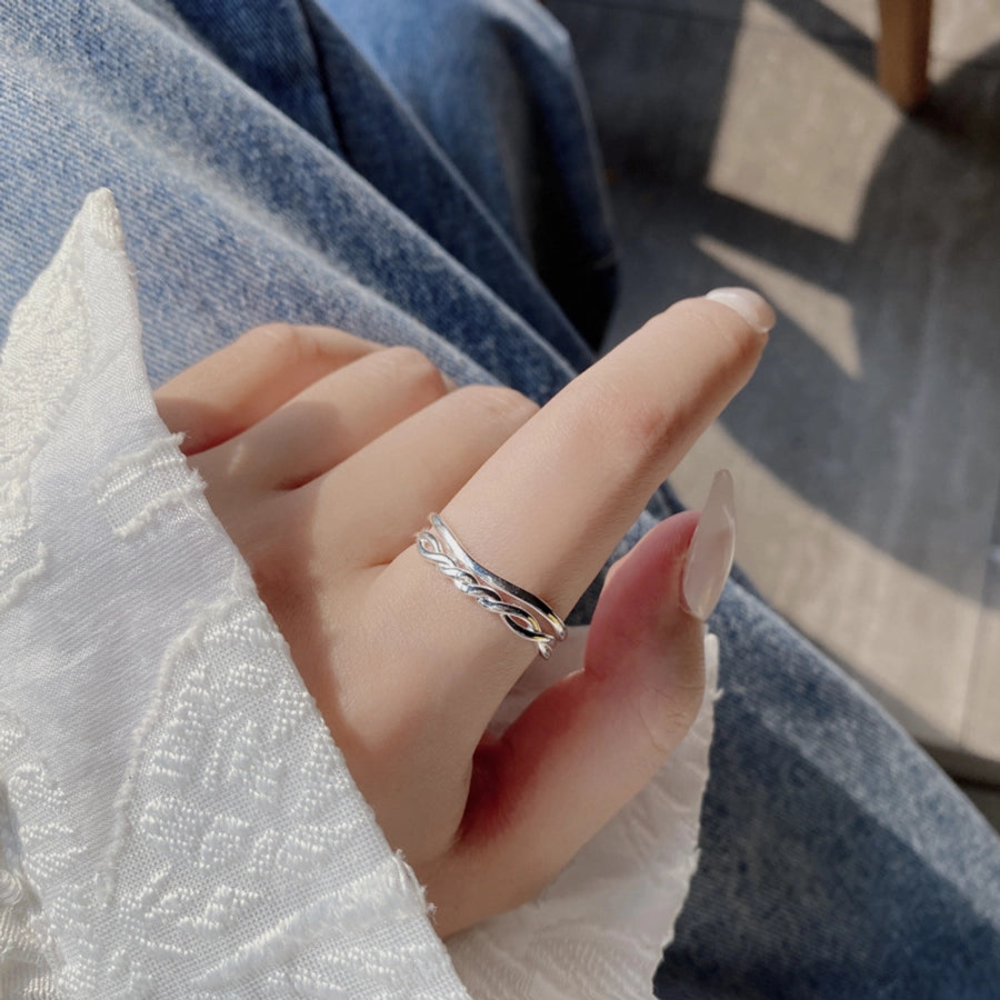 925 Sterling Silver Geometric Rings