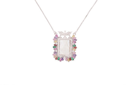 Jewelry Vintage Style Classic Style Geometric Copper Zircon Plating Pendant Necklace