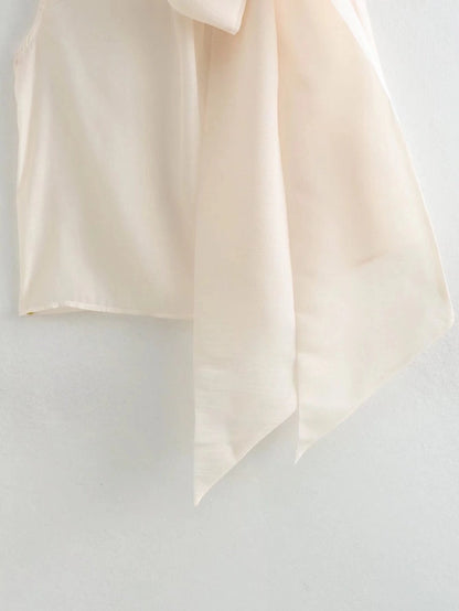 Women's Blouse Sleeveless Blouses Elegant Solid Color