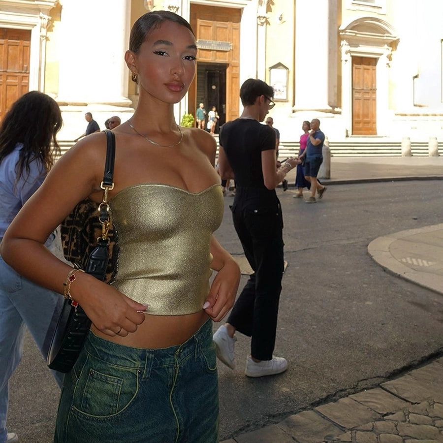 Women's Camisole Tank Tops Streetwear Solid Color