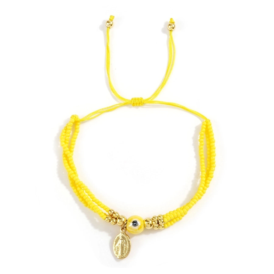 Casual Human Eye Seed Bead rope Beaded Chain Beaded Bracelets