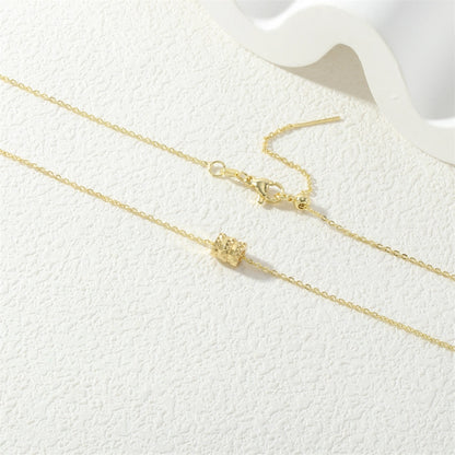 Jewelry Lady Simple Style Geometric Copper Zircon Necklace