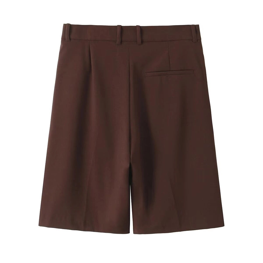 Daily Women's Casual Solid Color Spandex Polyester Leisure Suit Pants Sets Shorts Sets