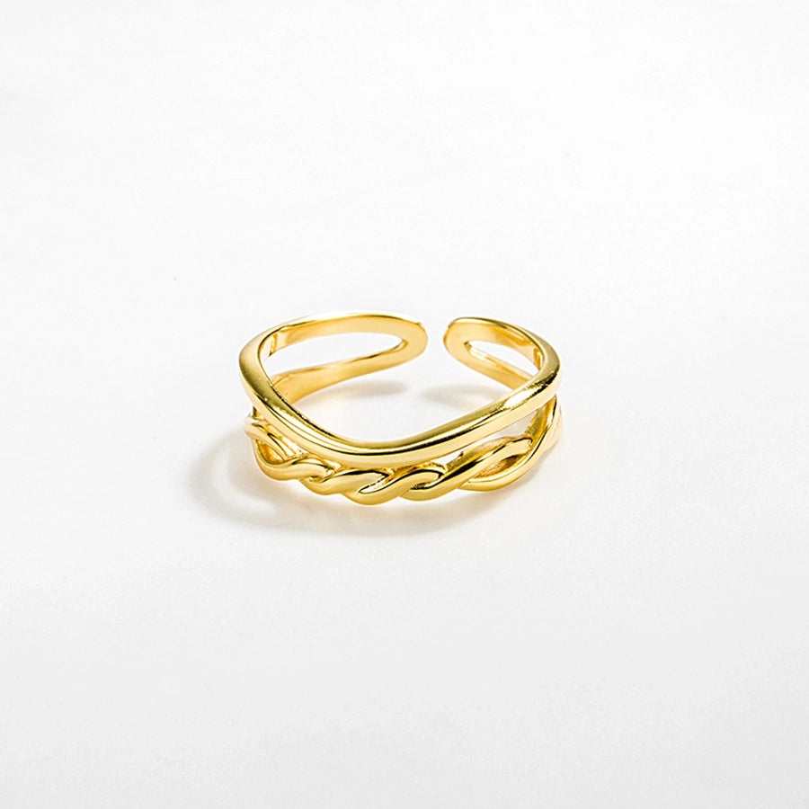 925 Sterling Silver Geometric Rings