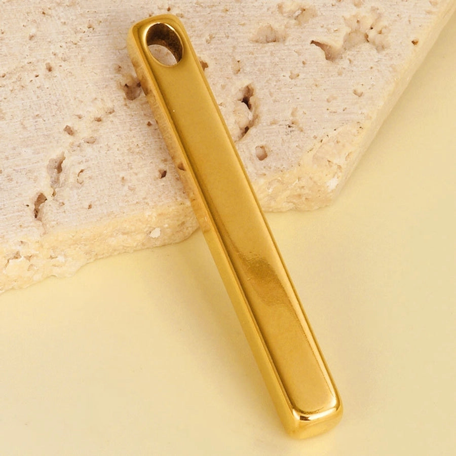 1 Piece 304 Stainless Steel 18K Gold Plated Geometric Pendant